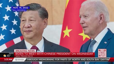 Biden and Xi expected to meet Wednesday during APEC, according to White House